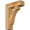 Ekena Millwork Imperial Block Rough Sawn Bracket w/ Offset Brace, Western Red Cedar, 8"W x 26"D x 34"H BKT0806X26X34IMP05RWR - alternate 1